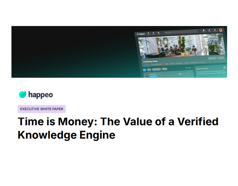 Time is Money The Value of a Verified Knowledge Engine