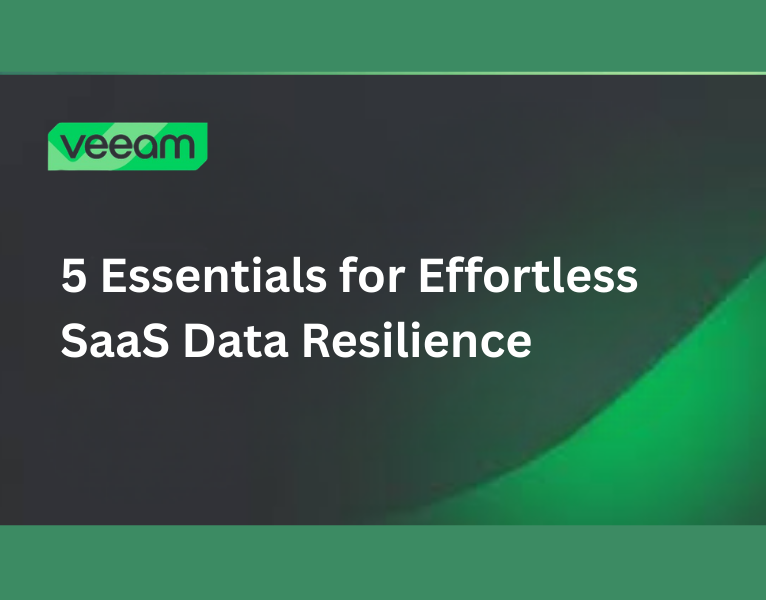 5 Essentials for Effortless SaaS Data Resilience