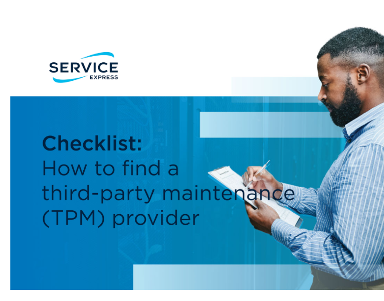 Checklist How to find a third-party maintenance (TPM) provider