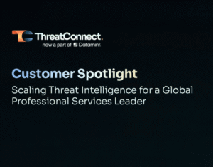 Customer Spotlight Scaling Threat Intelligence for a Global Professional Services Leader